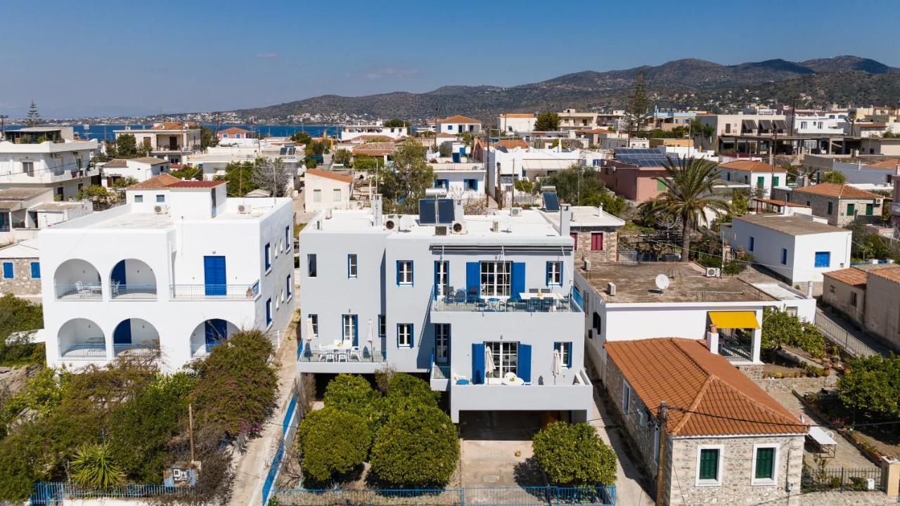 Aeginia 1- Breathtaking Sea View House In Perdika别墅 外观 照片