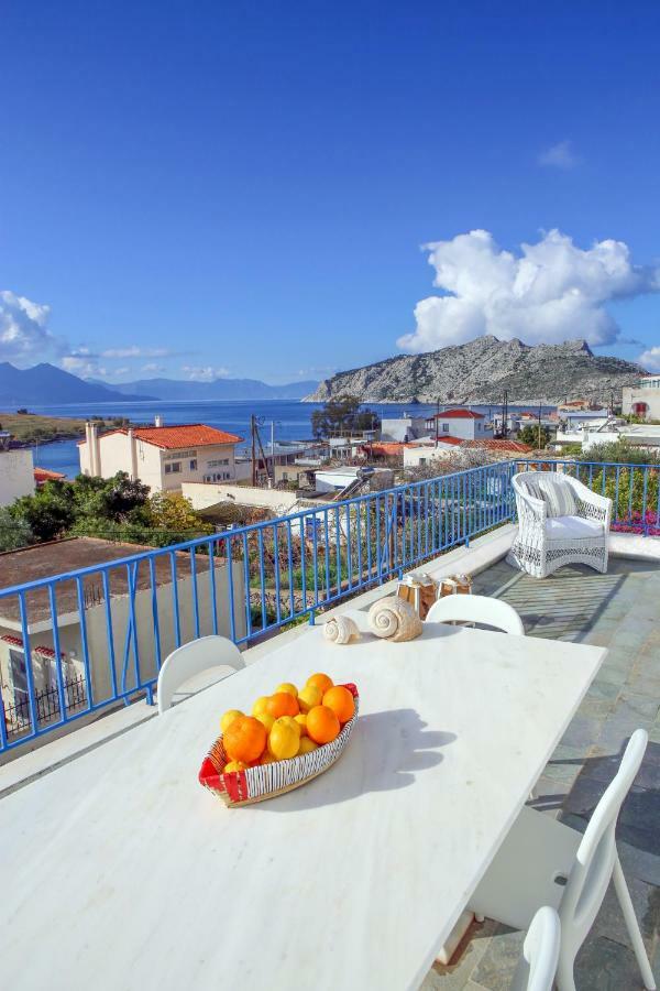 Aeginia 1- Breathtaking Sea View House In Perdika别墅 外观 照片